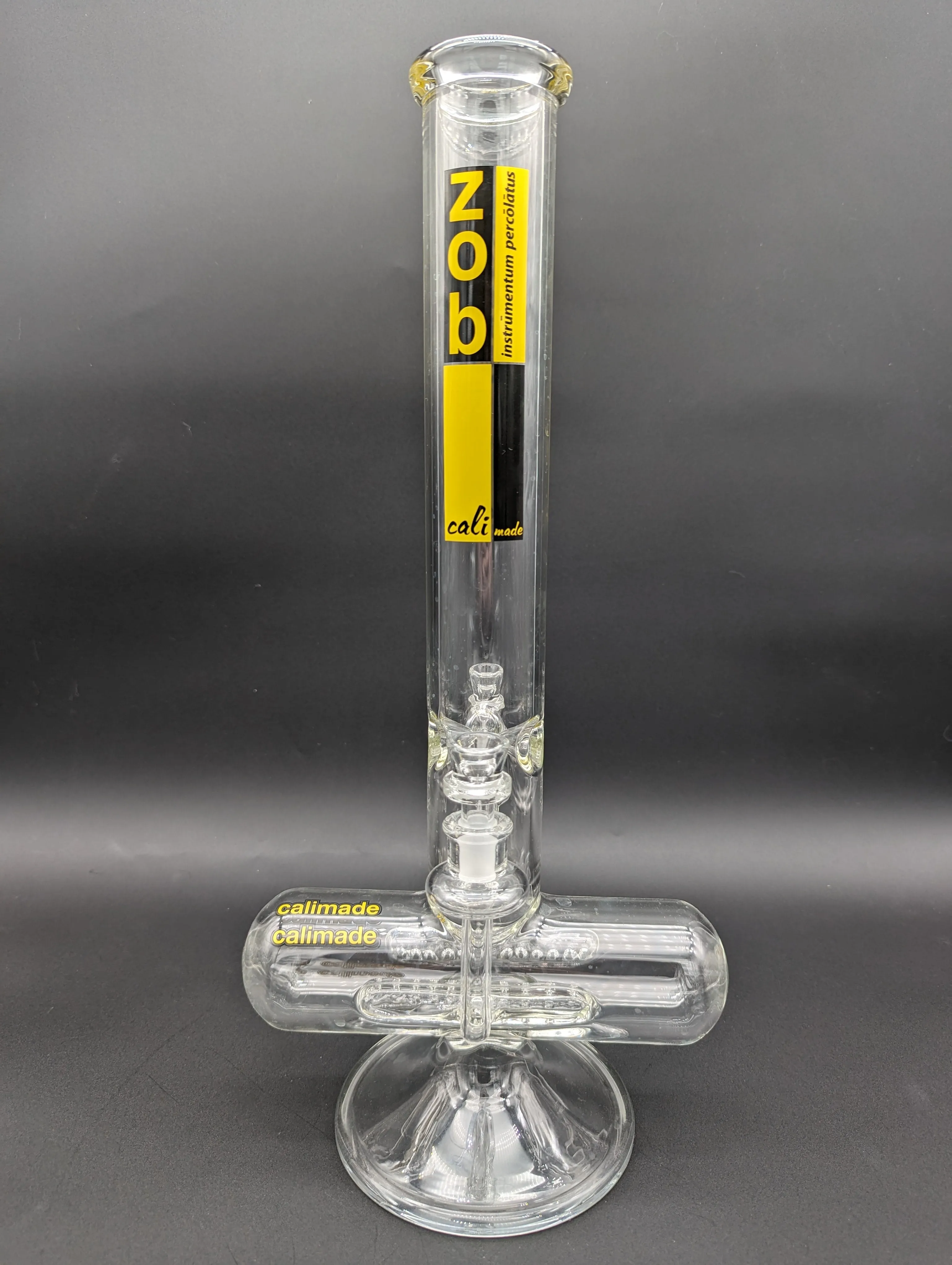 Zob Glass 17-Inch El Chapo Double-Hit Inline High-Quality Bong