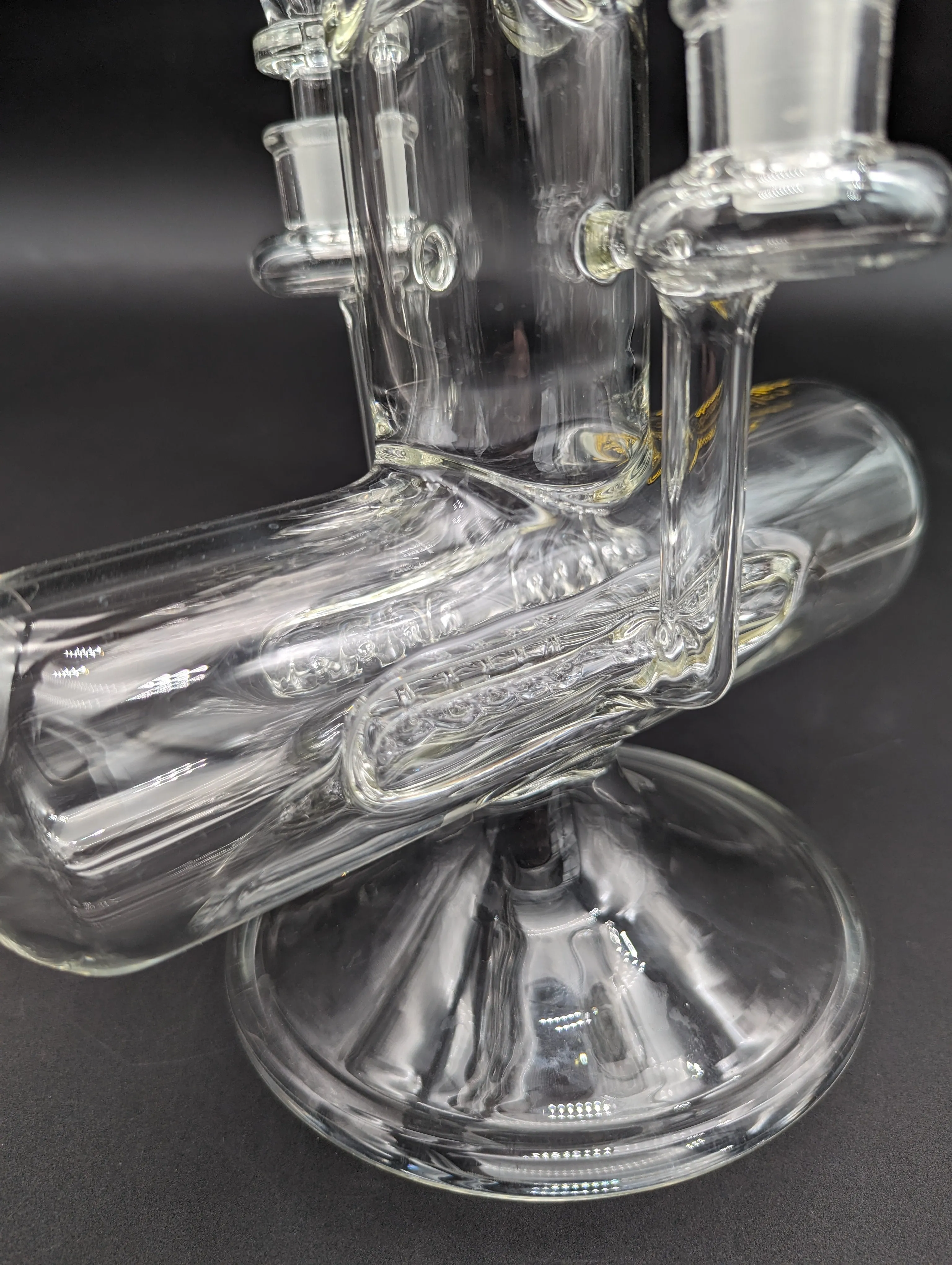 Zob Glass 17-Inch El Chapo Double-Hit Inline High-Quality Bong