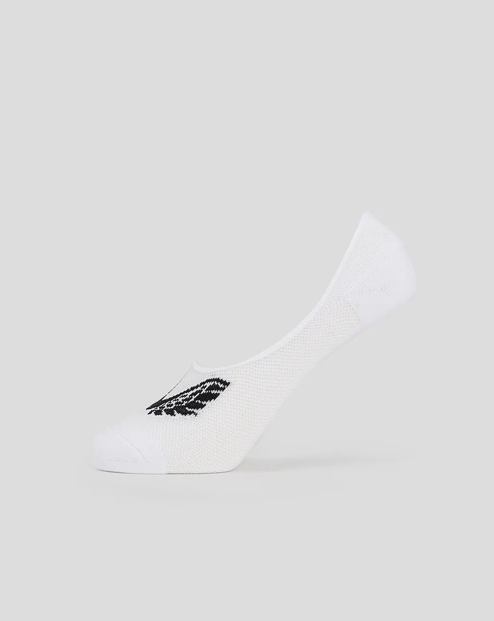 2 Pack Basic Hidden Sock - White