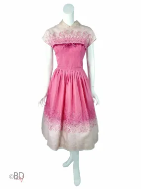 50s Pink Party Dress by Natlynn - sm