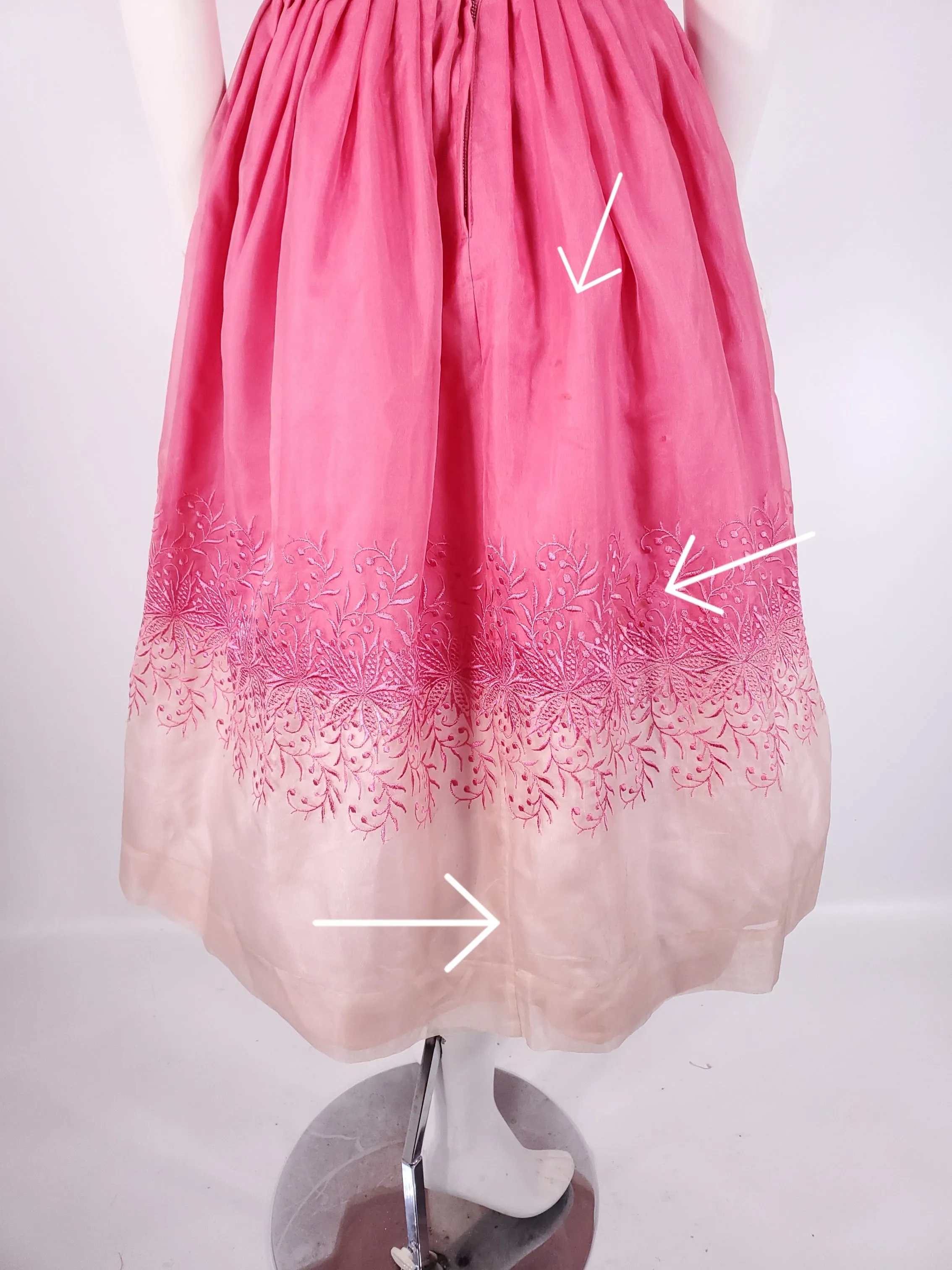 50s Pink Party Dress by Natlynn - sm