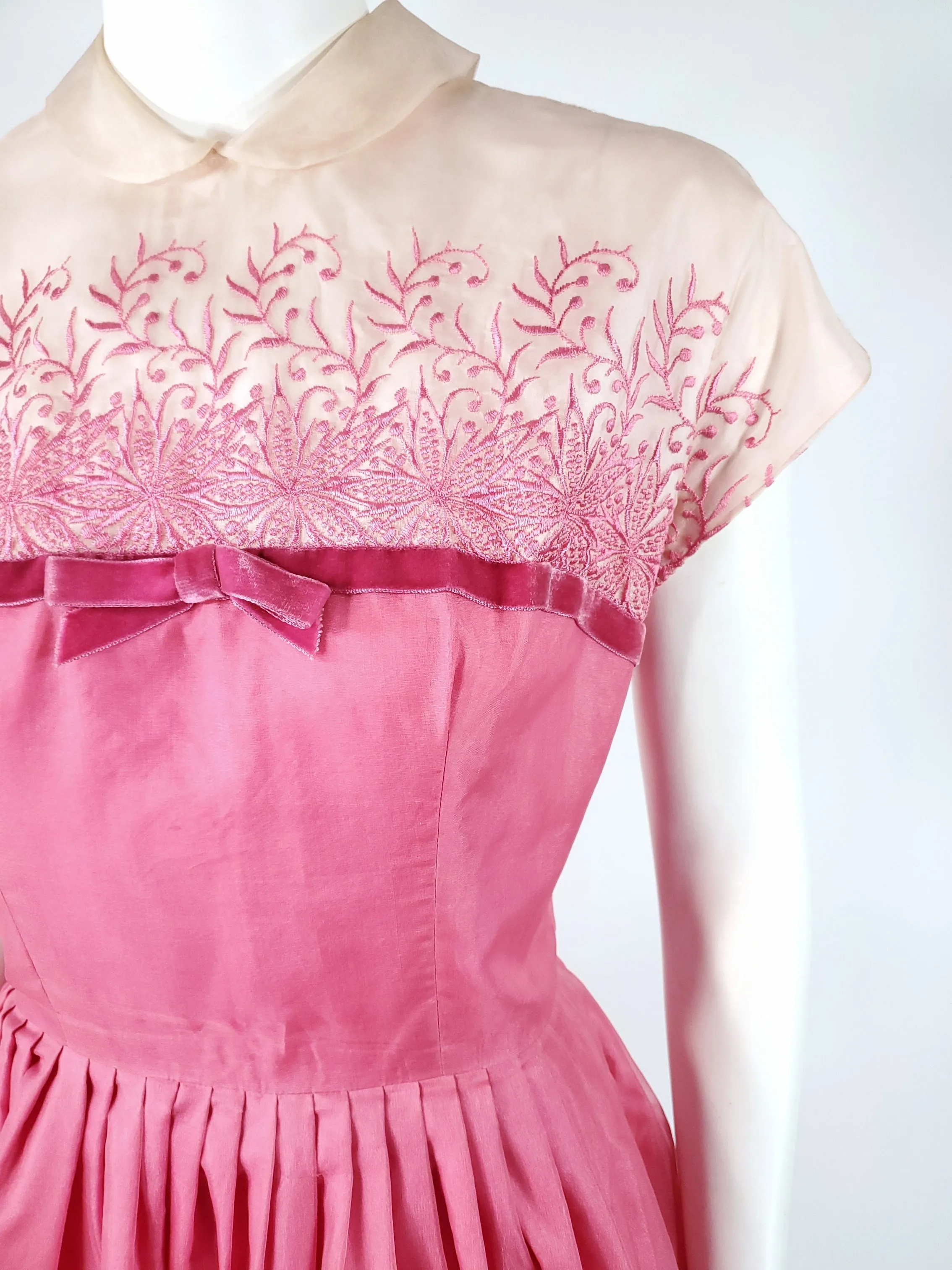 50s Pink Party Dress by Natlynn - sm