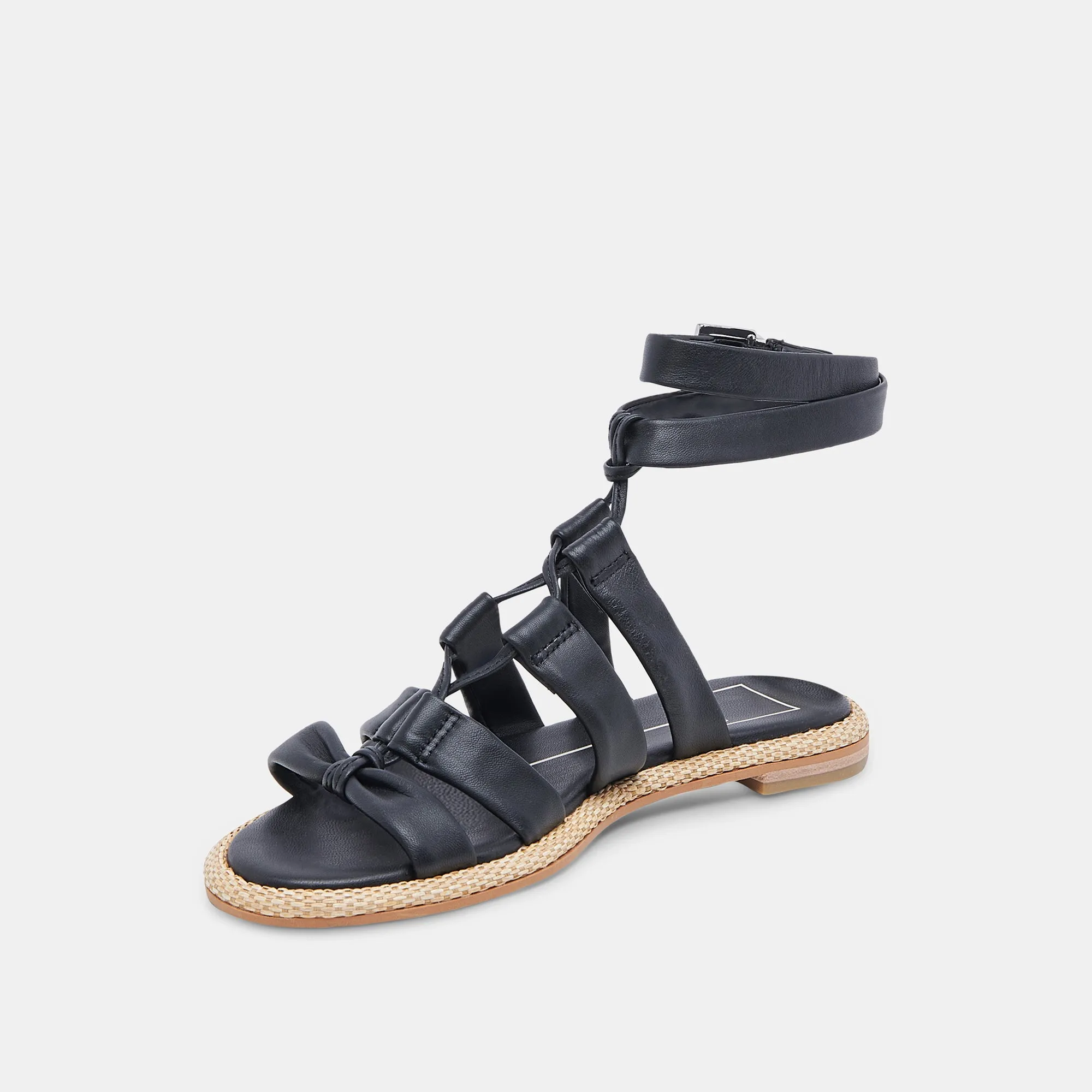 ADISON SANDALS BLACK LEATHER