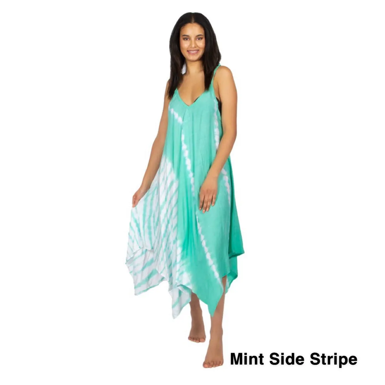 Adjustable One Size Shibori Dresses