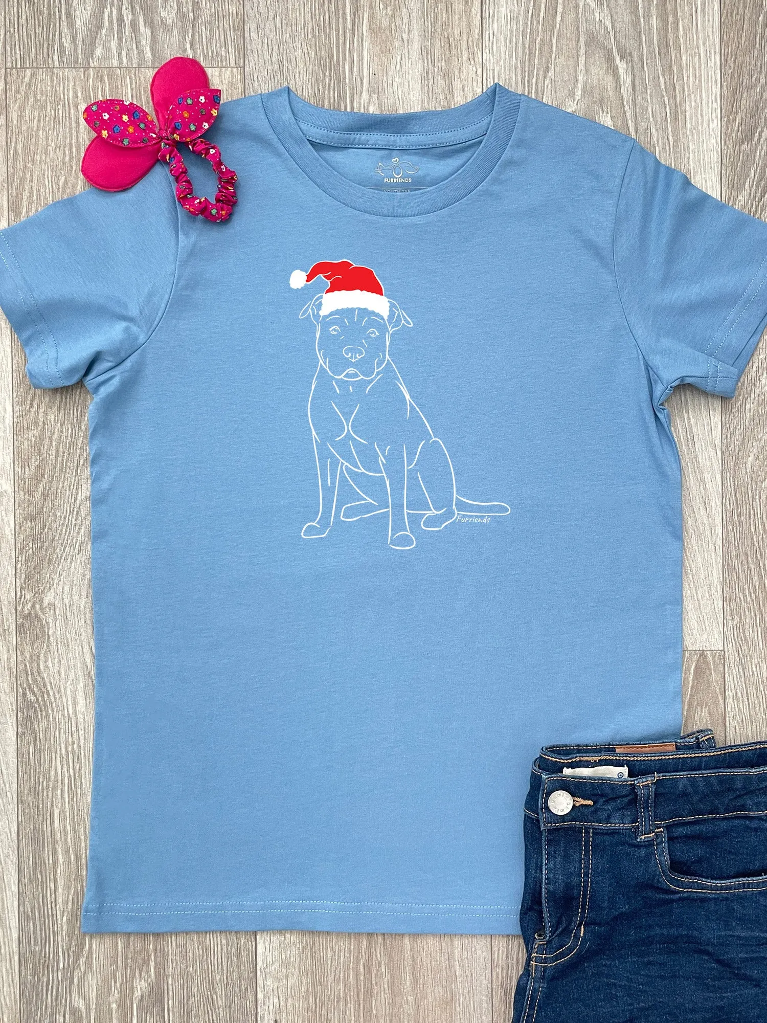 American Staffordshire Terrier Christmas Edition Youth Tee