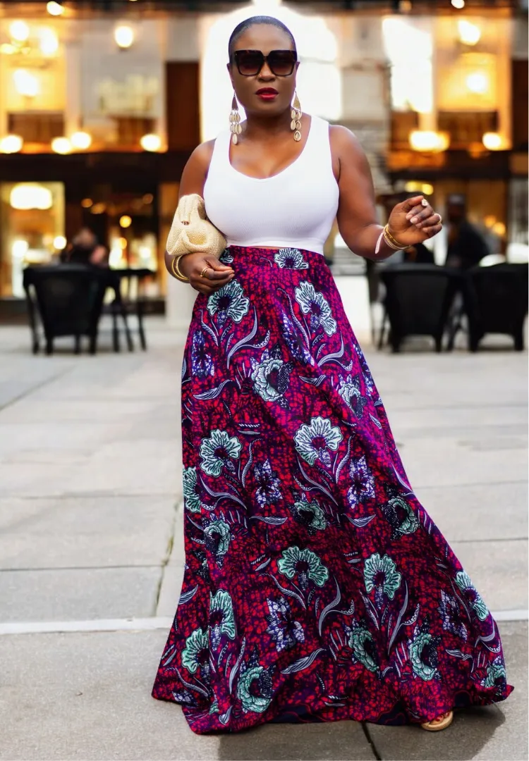 Ankara Maxi | Skirt