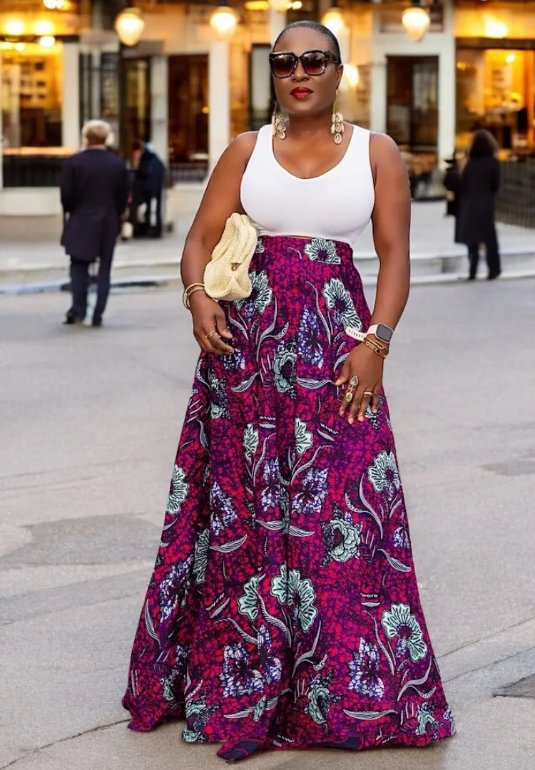 Ankara Maxi | Skirt