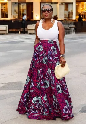 Ankara Maxi | Skirt