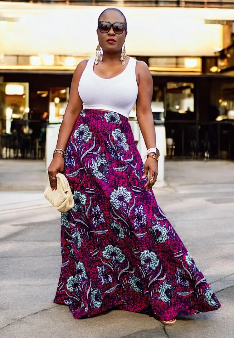 Ankara Maxi | Skirt