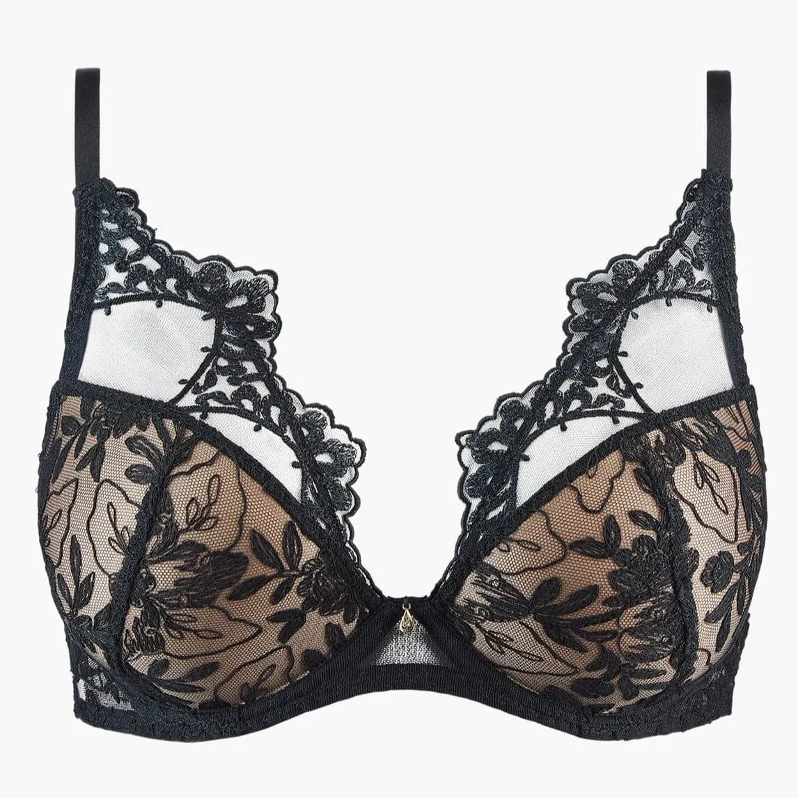 Aubade After Midnight Padded Plunge Bra in Attraction RIN81