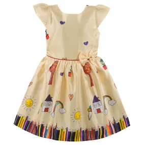 Baby Girls Graphic Print Dress