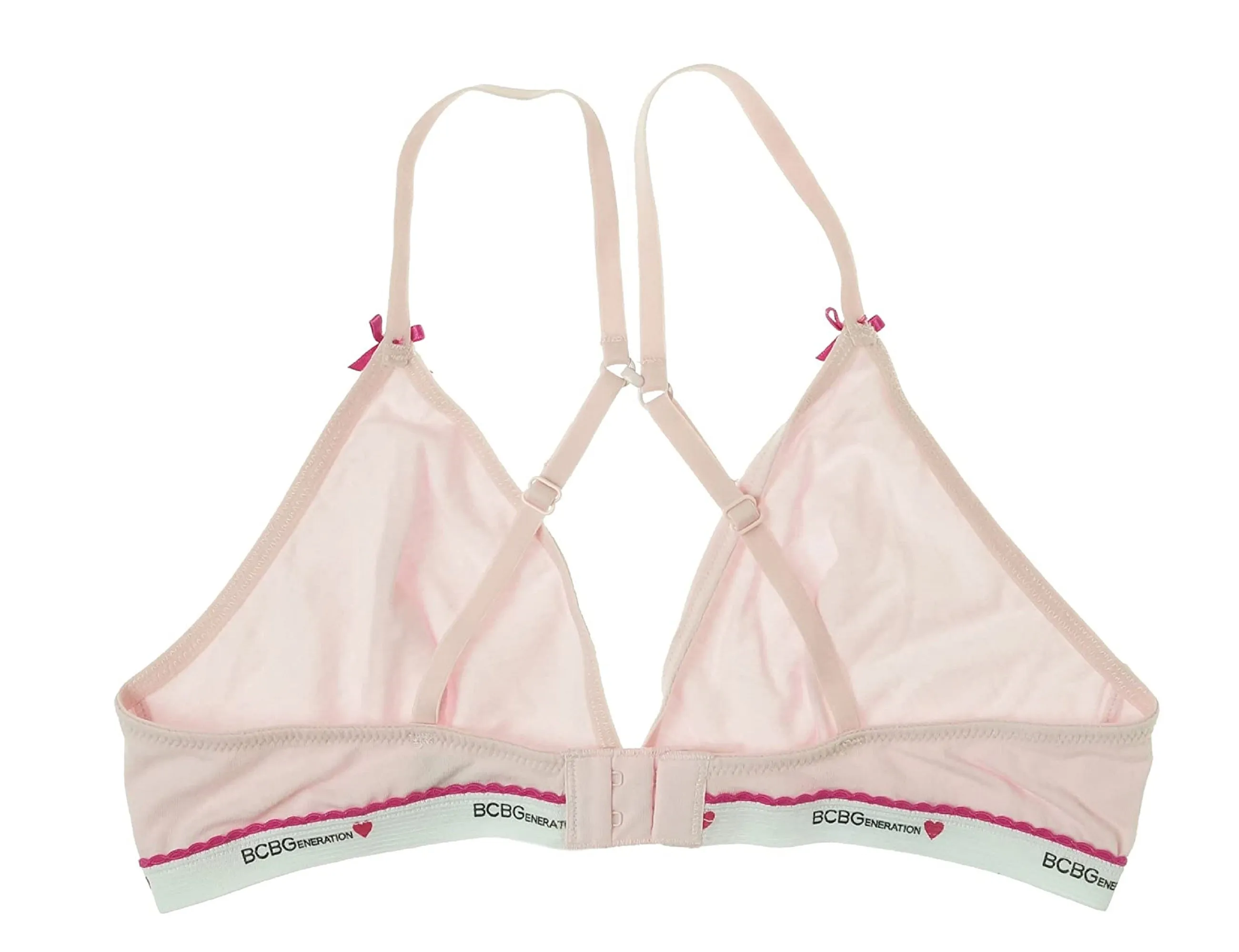 BCBGeneration Women's Claudia Triangle Bra, Parfait Pink, SM