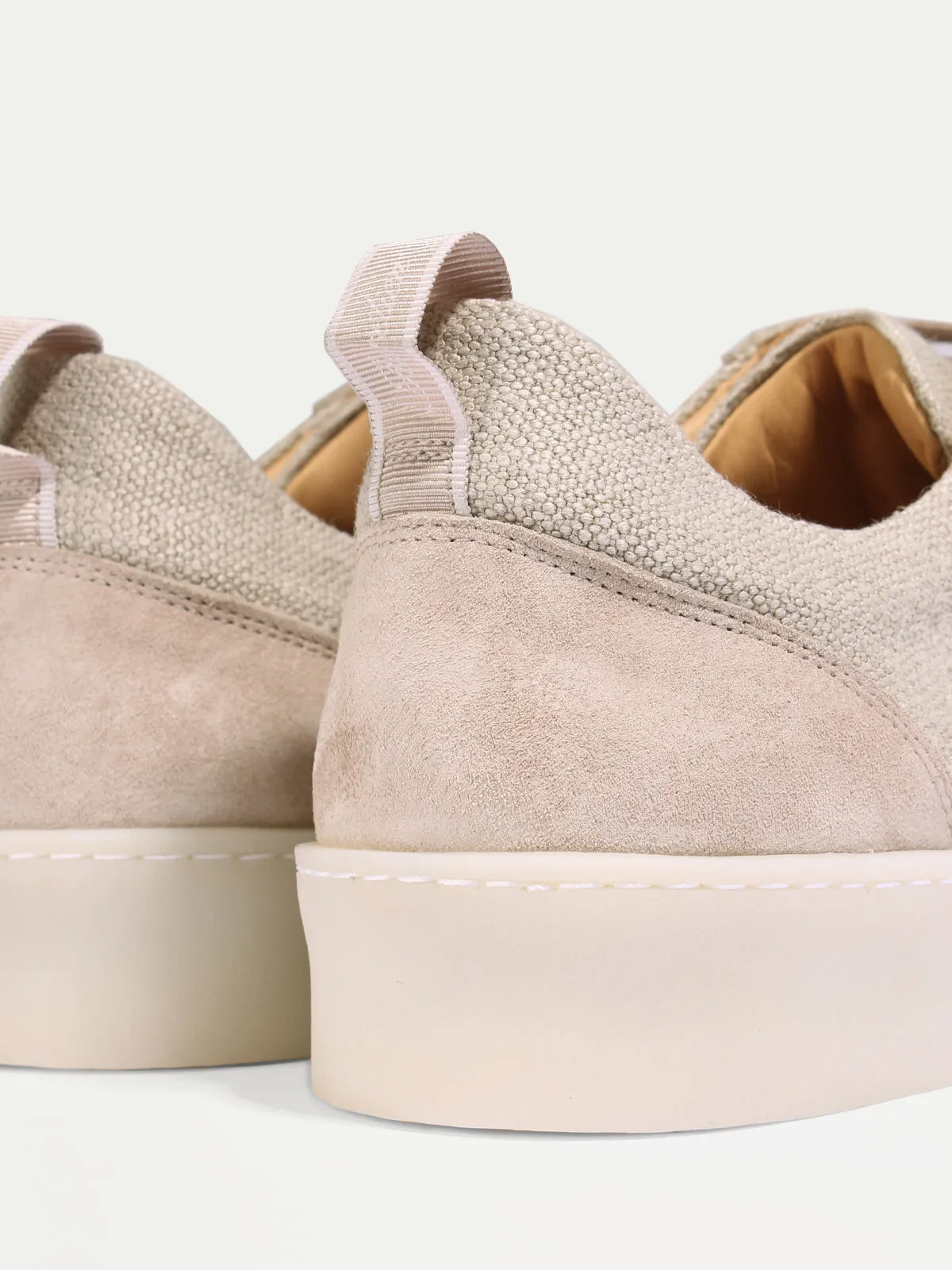 Beige Linen Bayside Sneaker