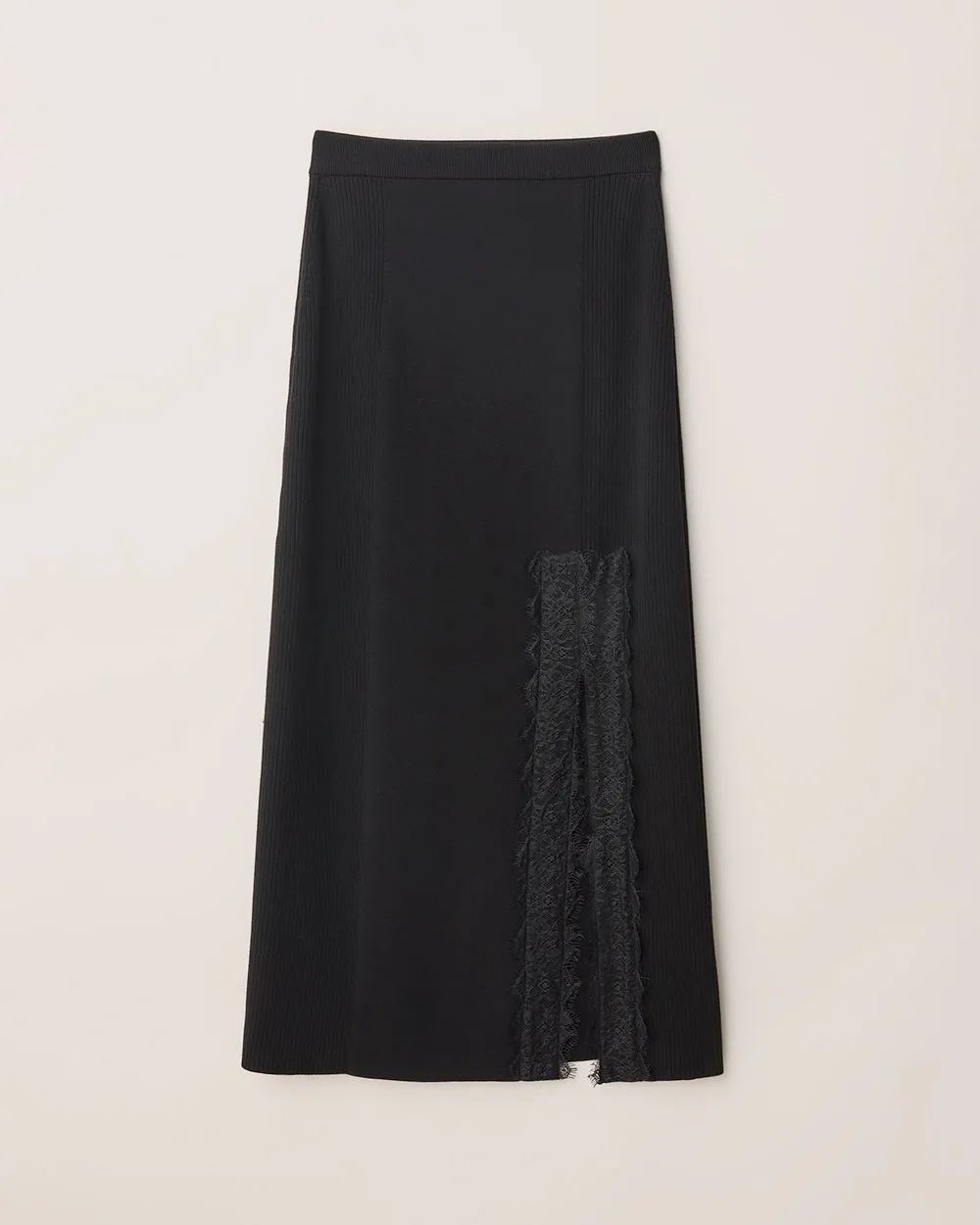 Black Ashlee Knit Skirt