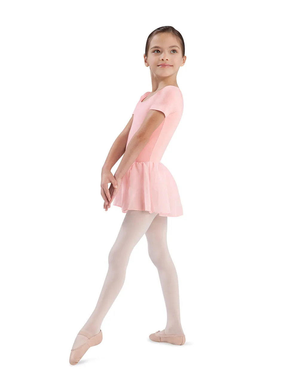 Bloch Girls Short Sleeve Skirted Leotard - CL5342