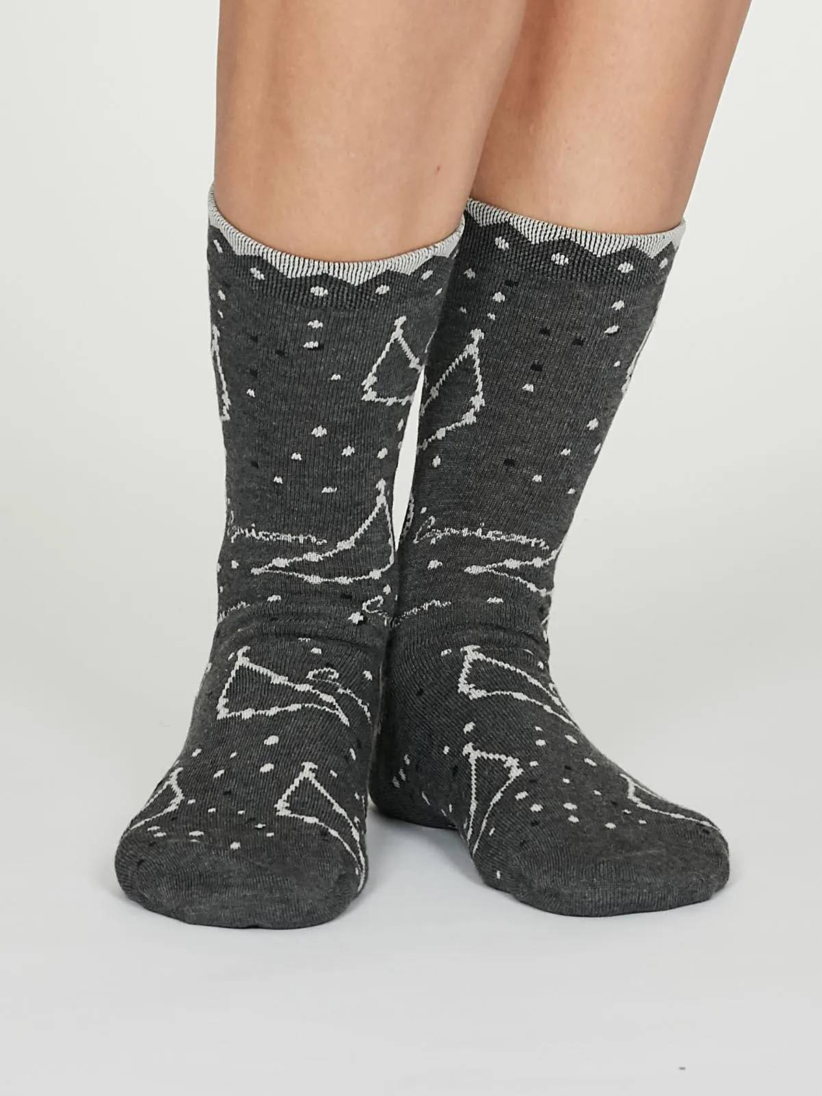 Capricorn Zodiac Bamboo Organic Cotton Horoscope Star Sign Socks