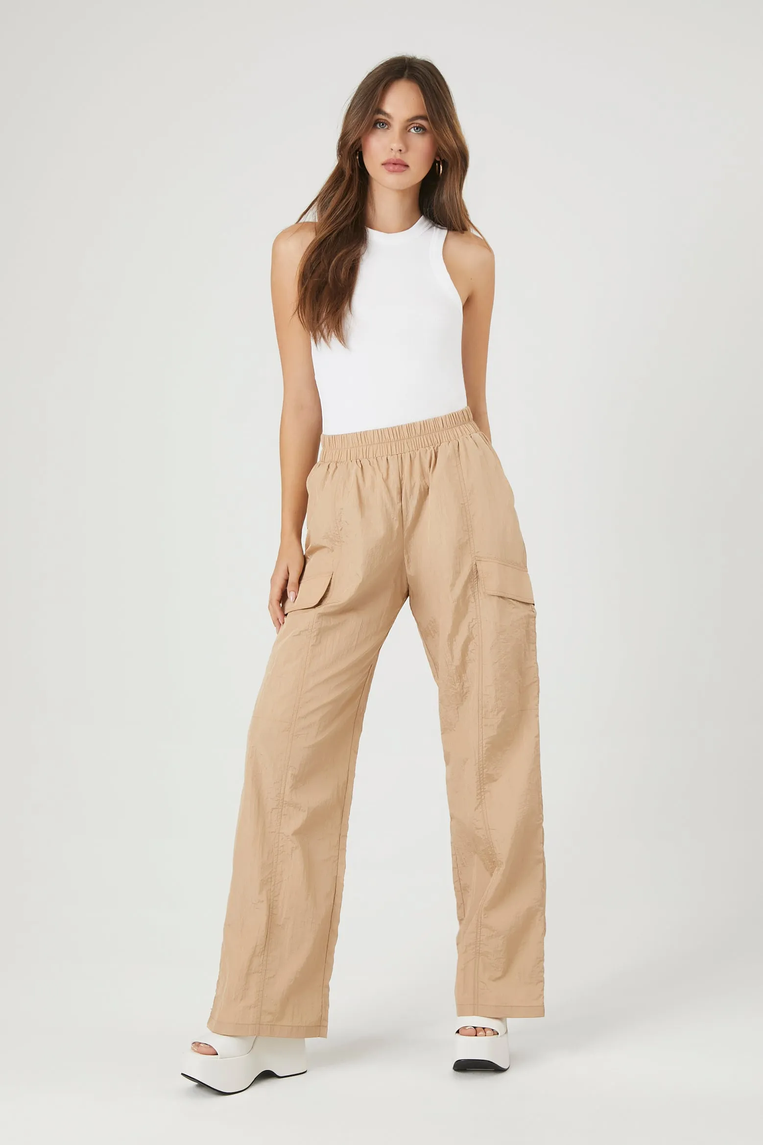 Cargo Straight-Leg Joggers