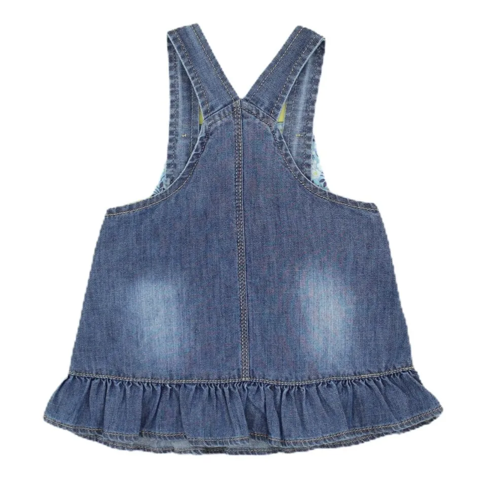 Chambray Dungaree Skirt