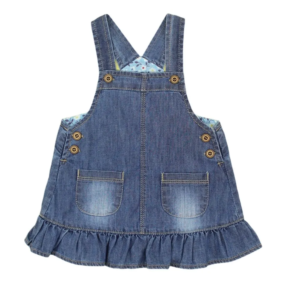 Chambray Dungaree Skirt