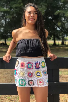 Crochet Mini Skirt