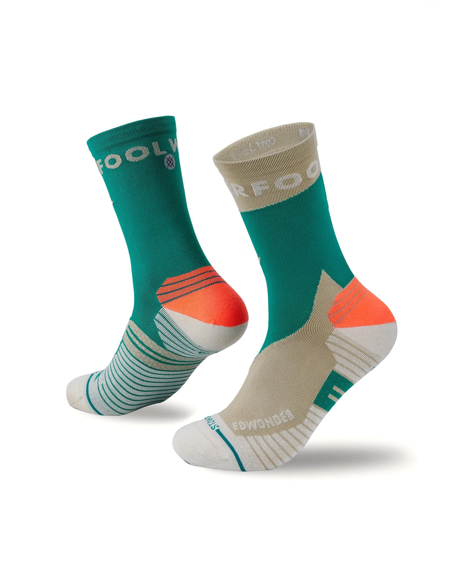 EdWonder x Stance Wonderfool Performance Socks [Explore] - Jade Green