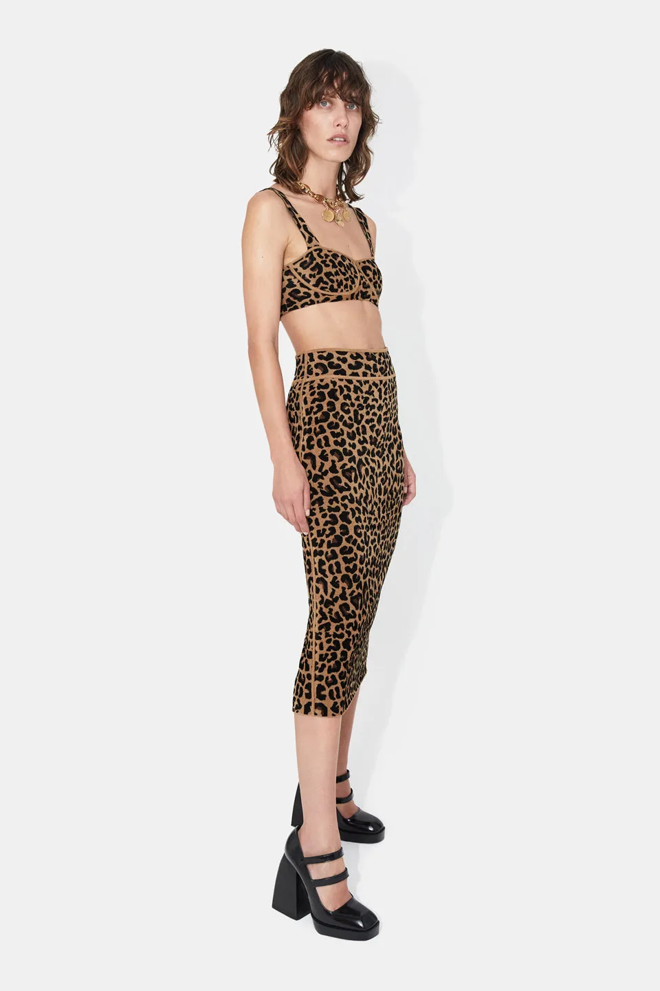 Freya Leopard Skirt - Leopard