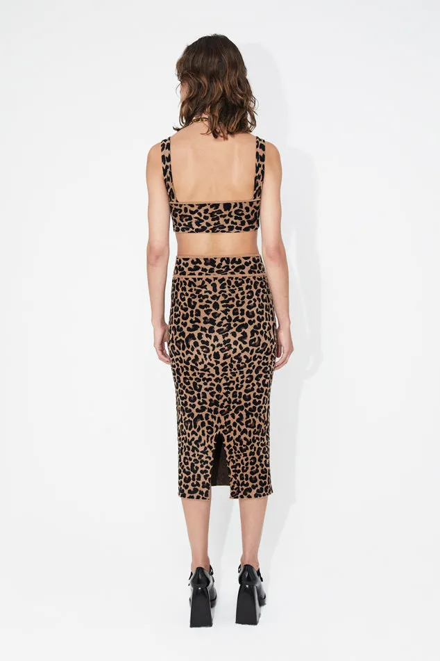 Freya Leopard Skirt - Leopard