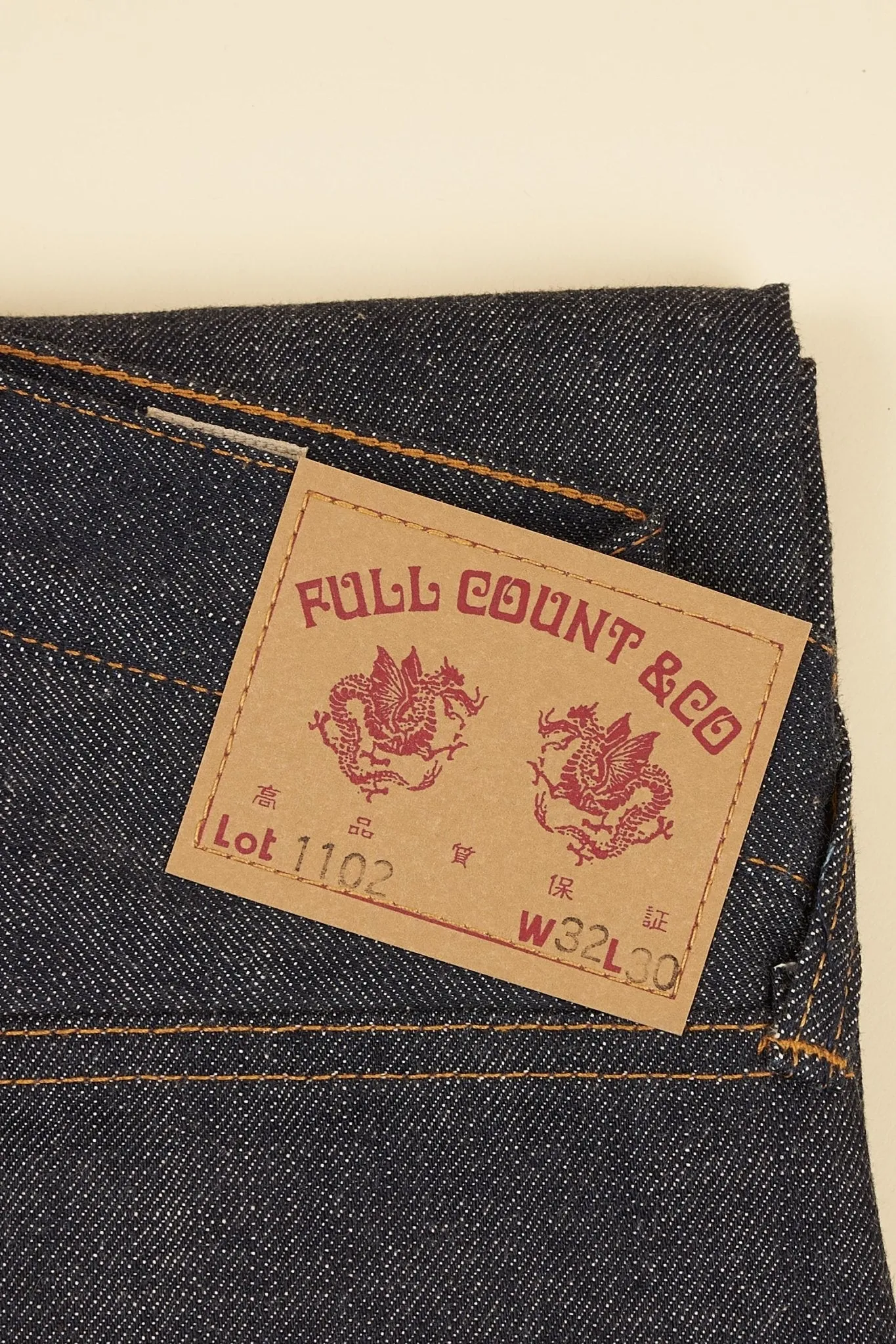 Fullcount 1102 Straight Selvedge Denim - 13.7oz