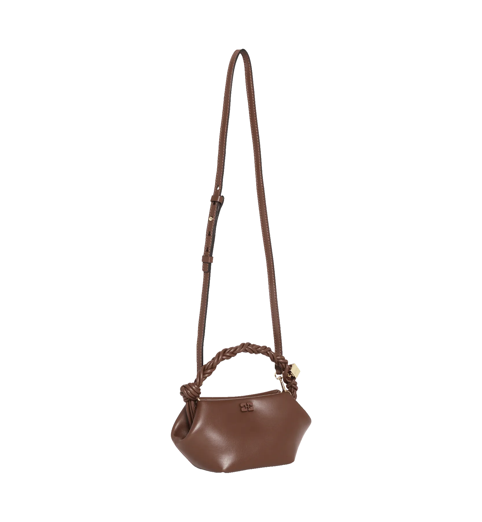 GANNI Brown Mini Bou Bag