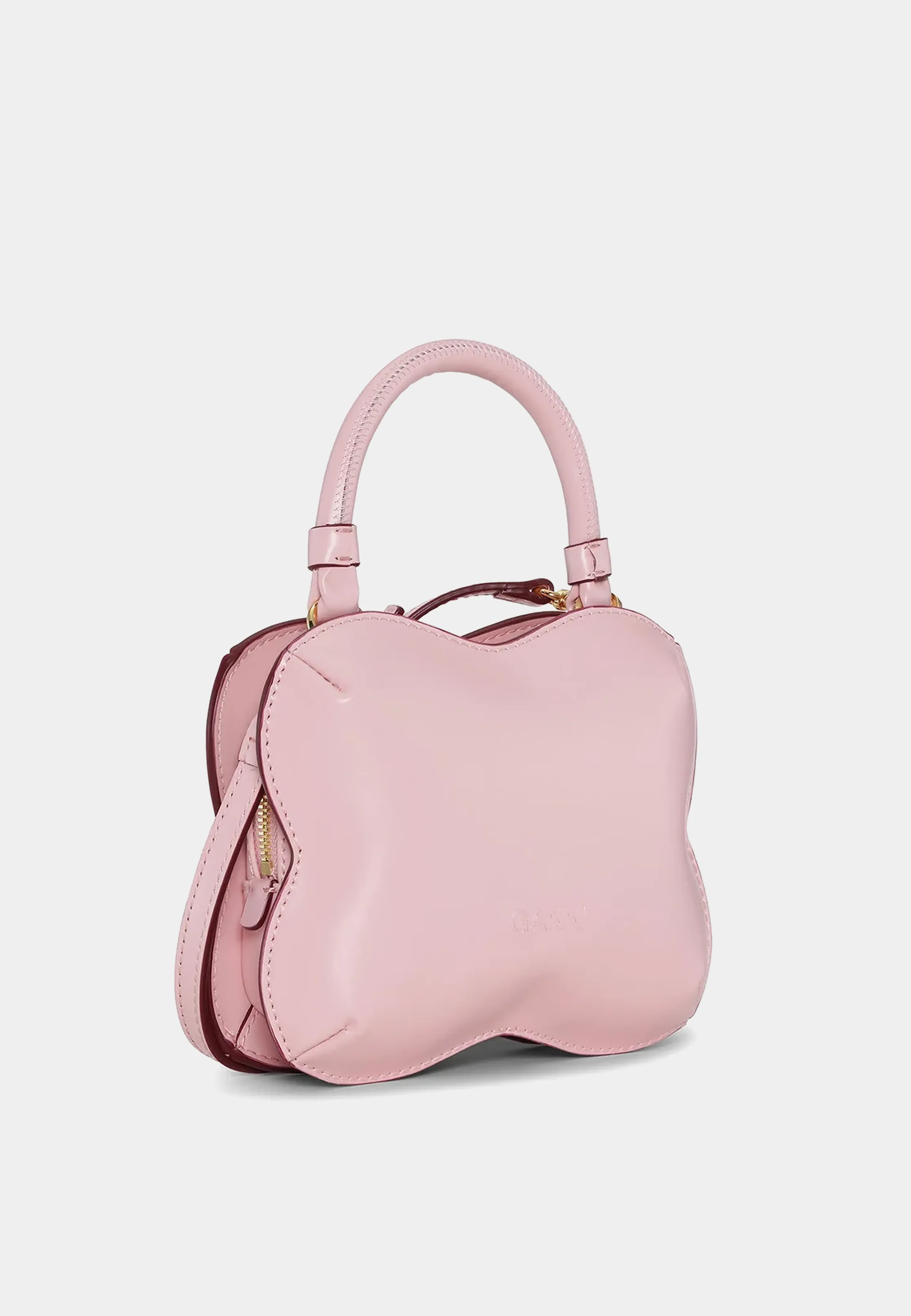 Ganni Butterfly Small Crossbody Pink