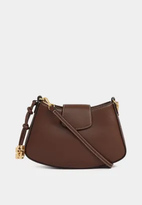 Ganni Mini Swing Crossbody Chocolate