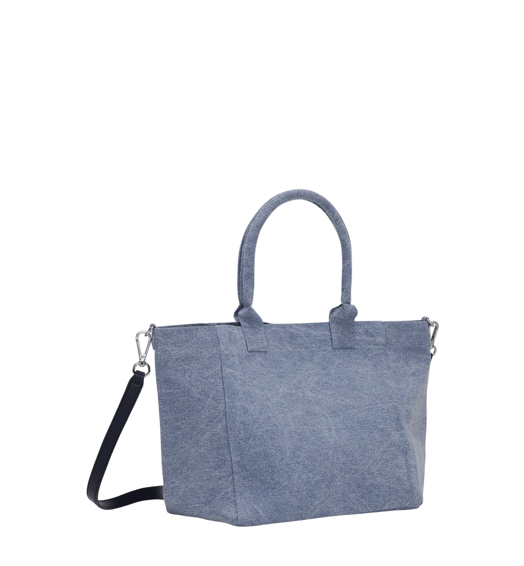 GANNI Washed Denim Small Easy Shopper