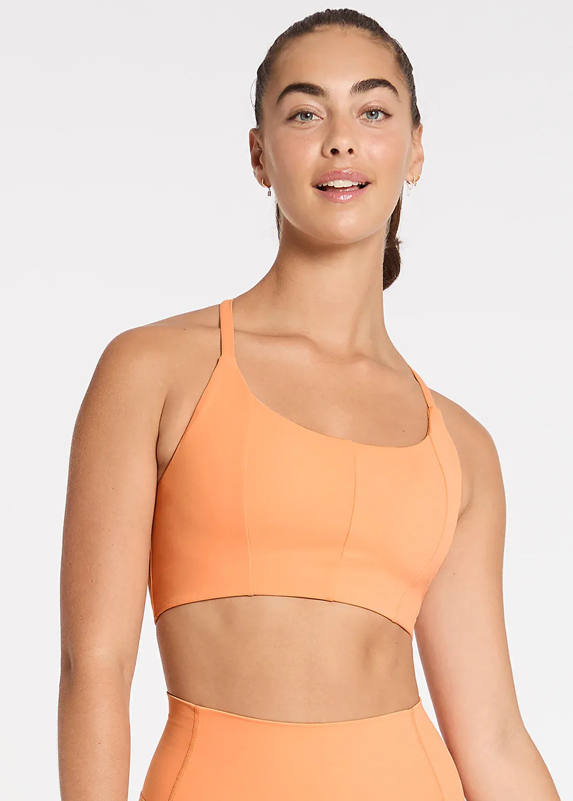 Go with the Flow Bra - Grapefruit