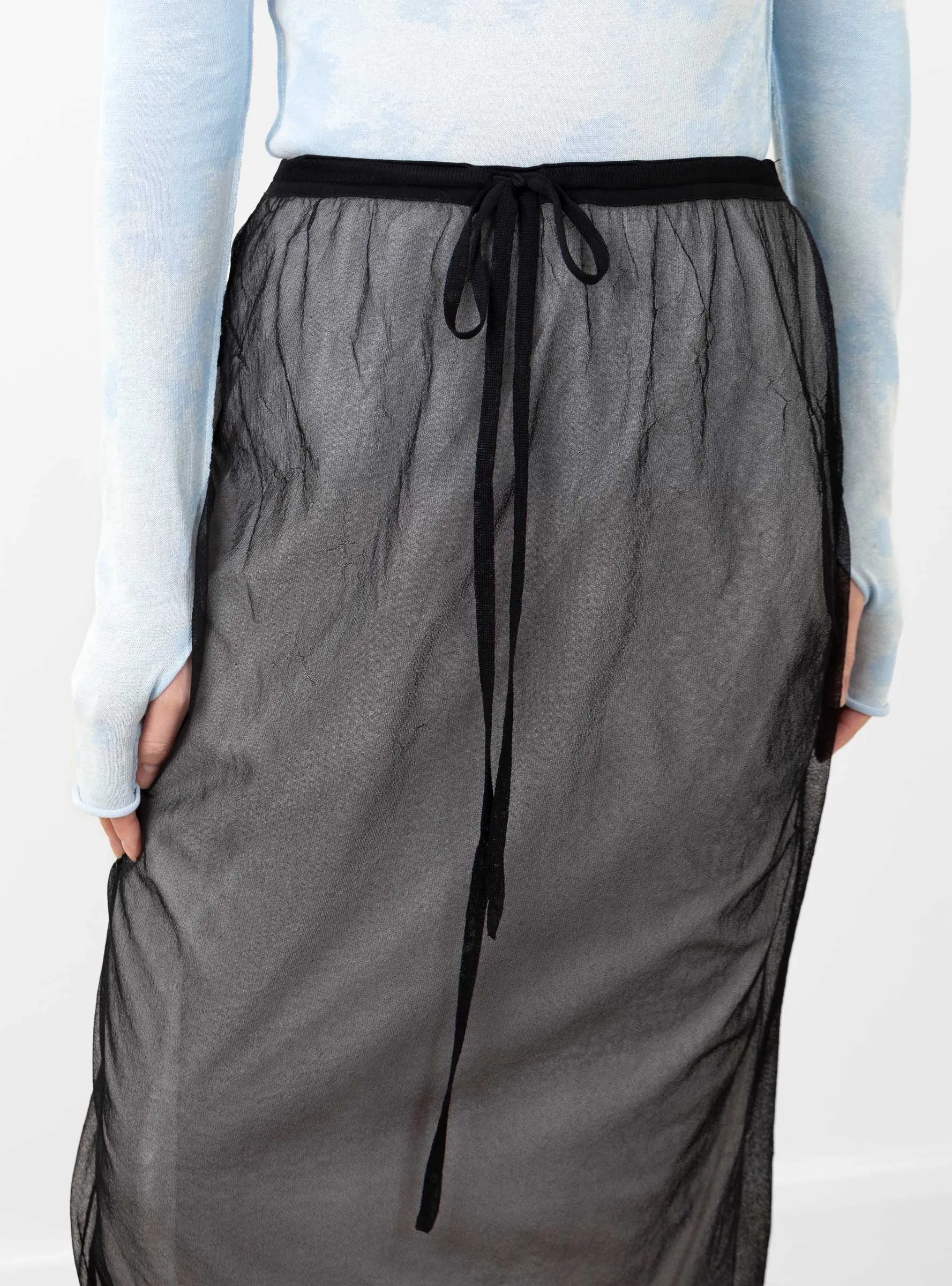 Hankachi Skirt Black