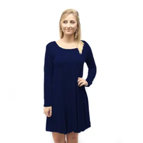 Hayden Dress - Navy