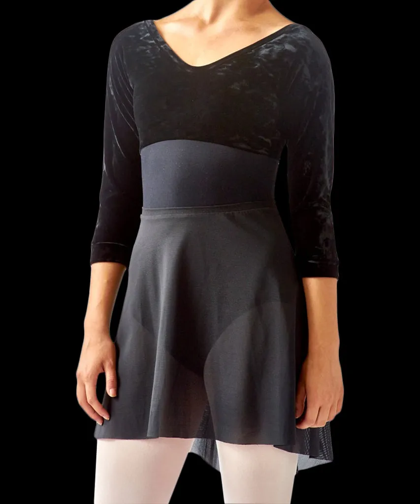 Long Mesh Ballet Skirt