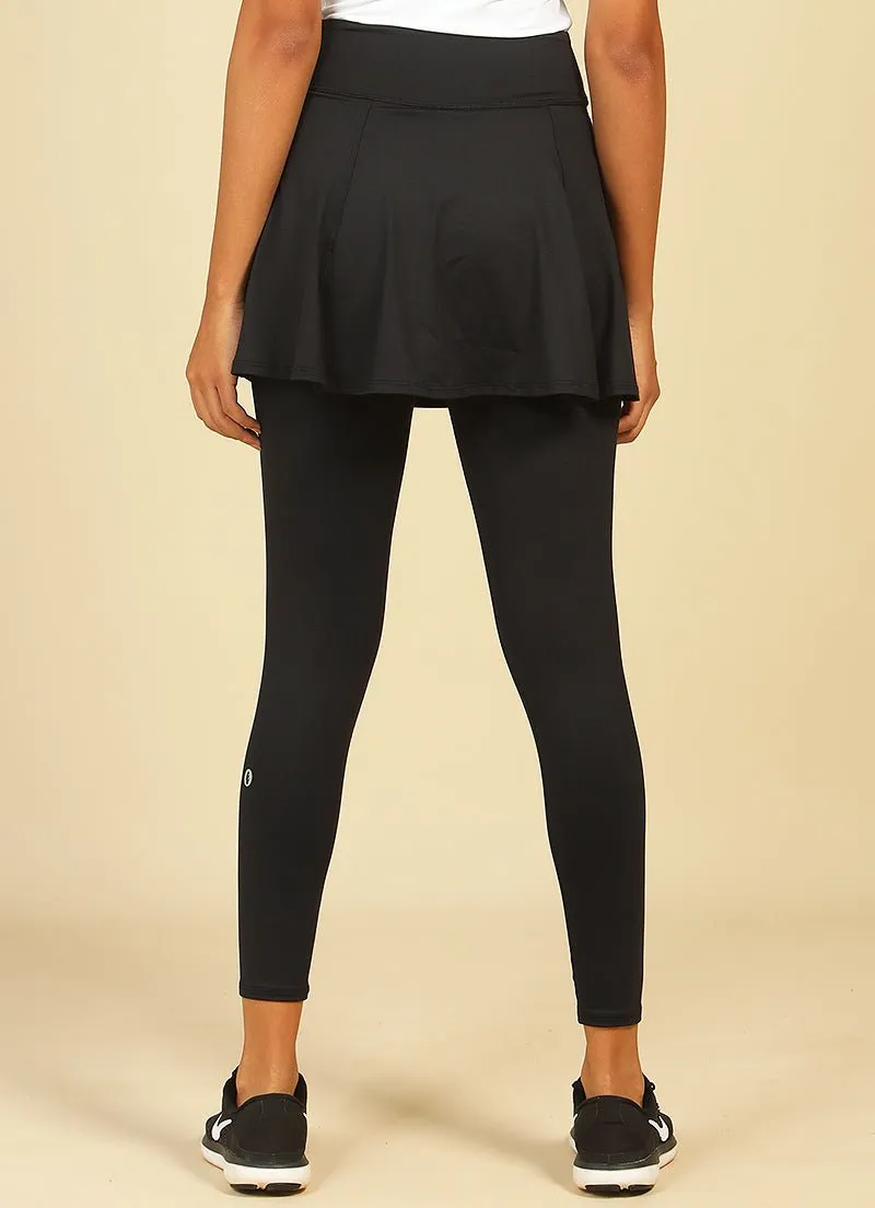 Love Skirted Legging (Black)