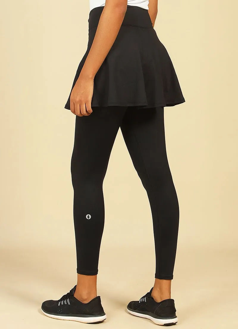 Love Skirted Legging (Black)