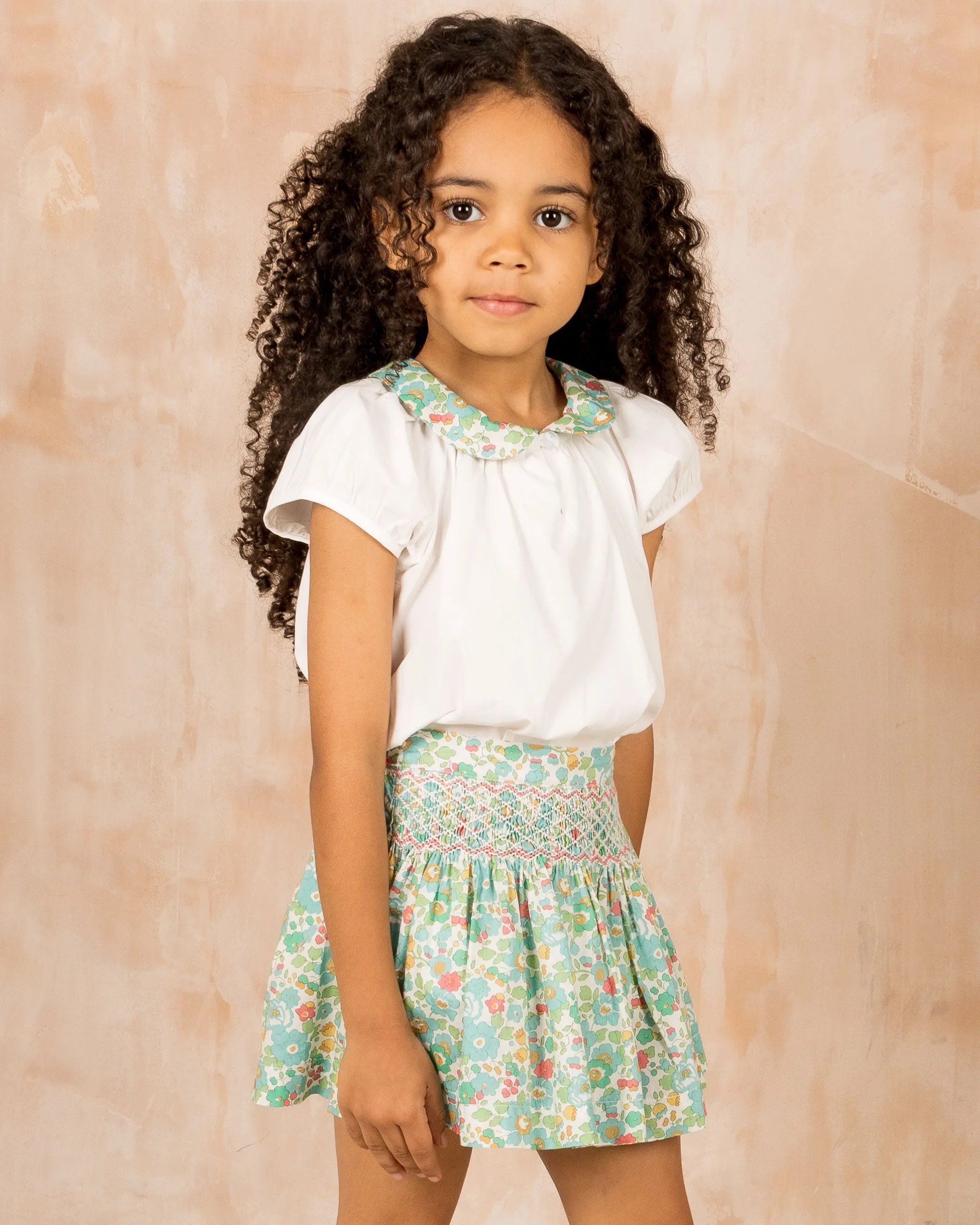 Made with Liberty Fabric: Smocked Skirt Gabby