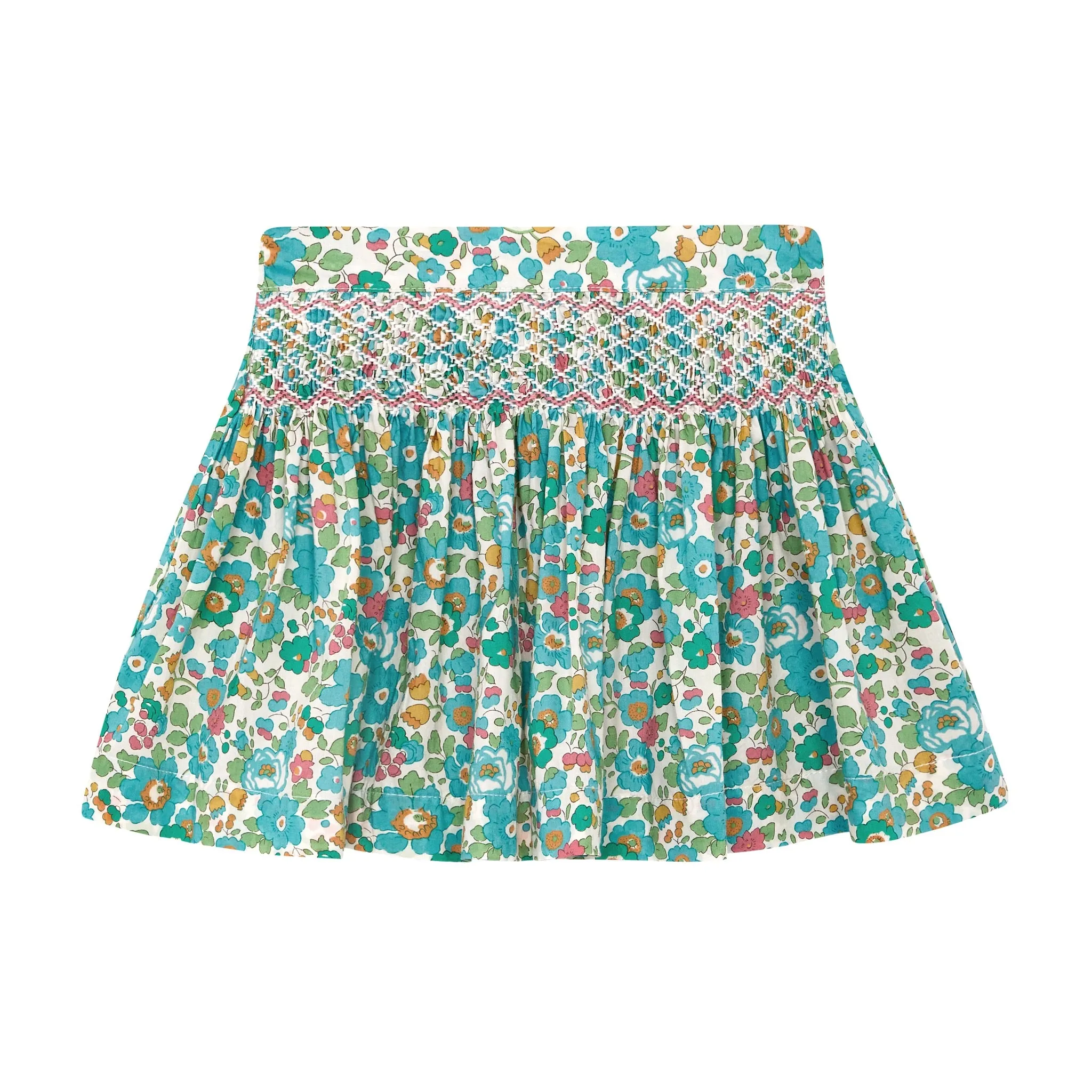 Made with Liberty Fabric: Smocked Skirt Gabby