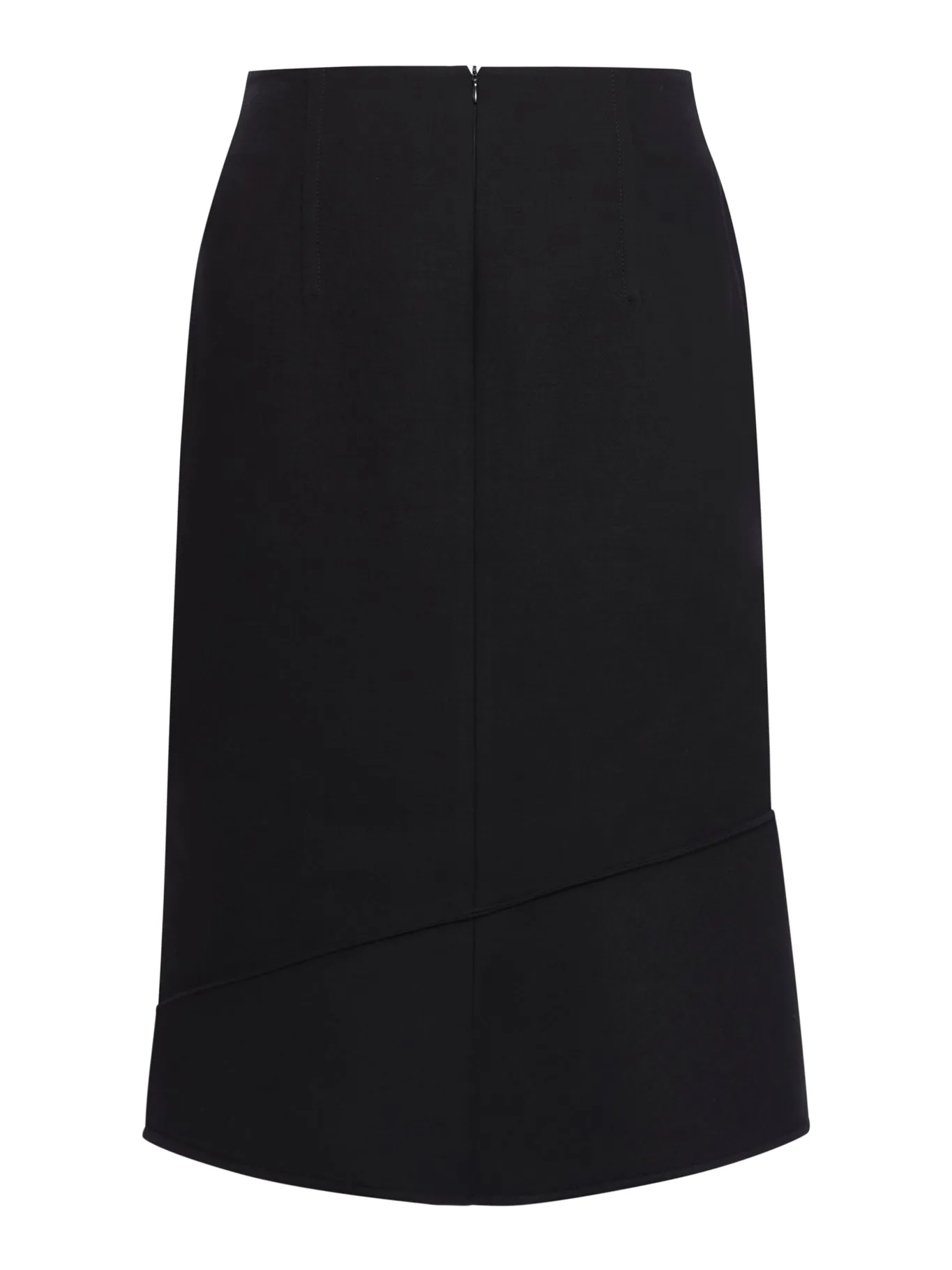 MIDI SKIRT IN STRUCTURED COTTON