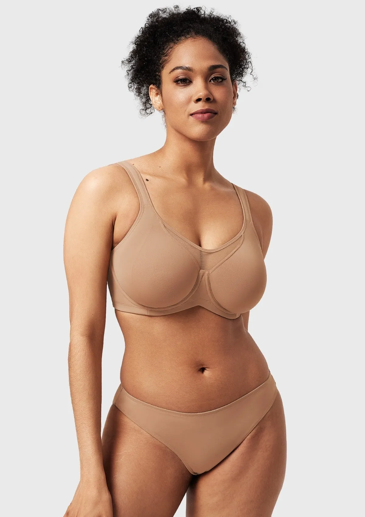 Momship Smoothing Unlined Minimizer Underwire Bra