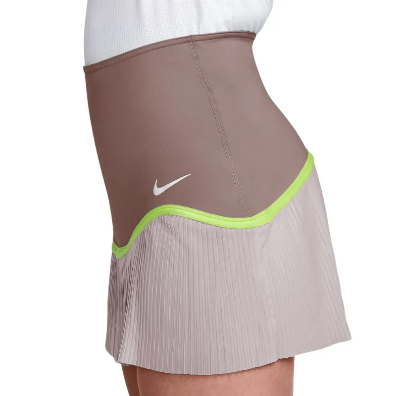 Nike Advantage Women Dri-Fit Tennis Skirt - Smokey Mauve/Platinum Violet/White