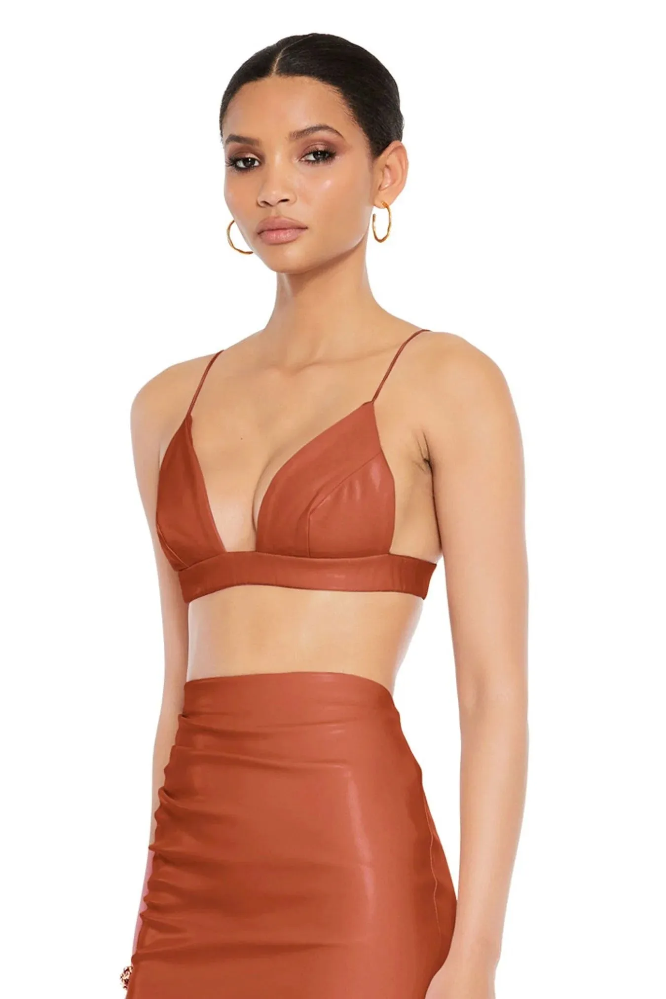 Nookie Rebel Crop - Tan