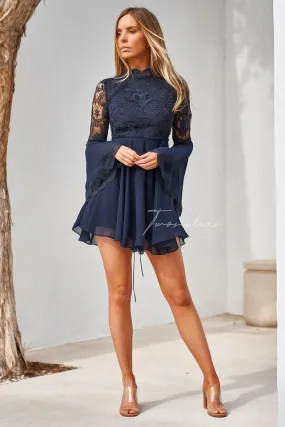 Paige Dress - Navy