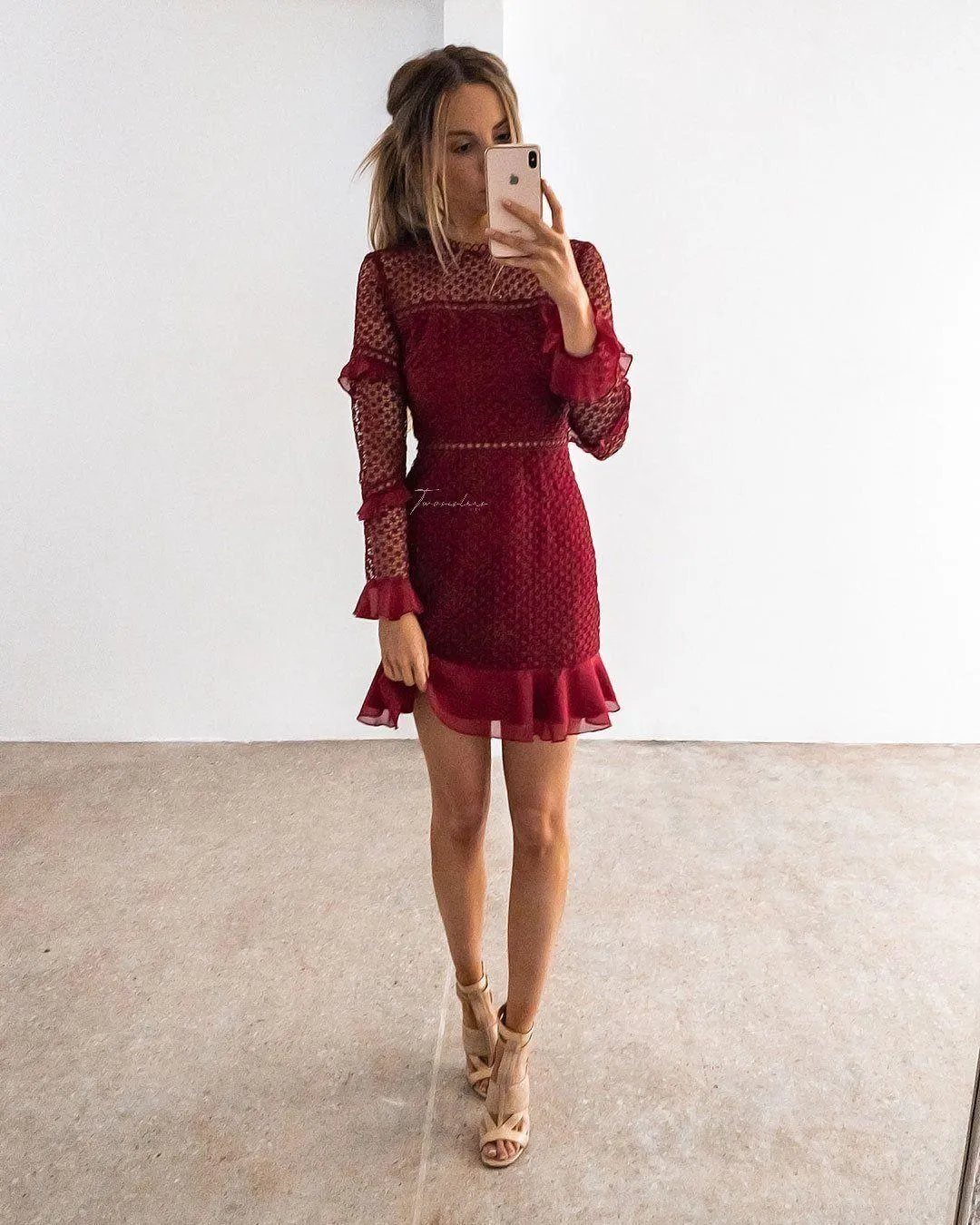 Parson Dress - Red