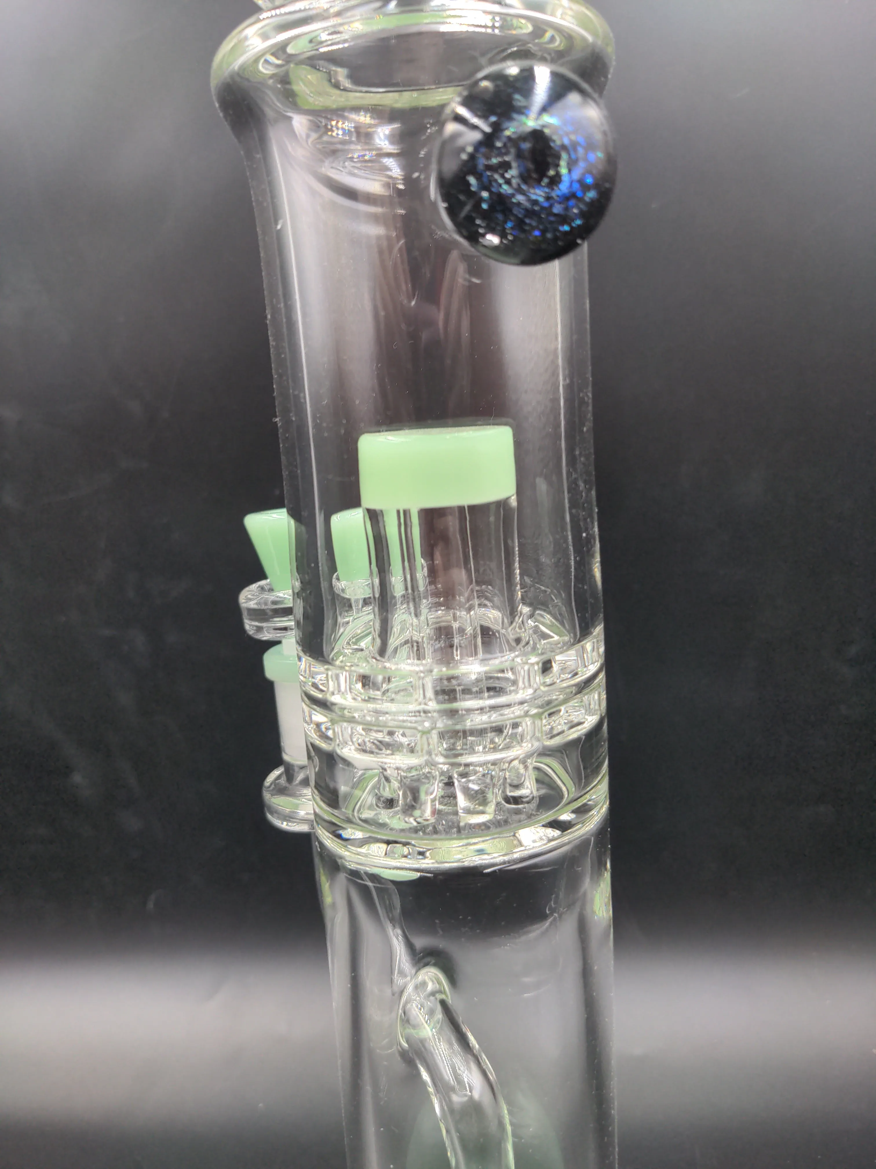 Pulsar Dual Chamber Honeycomb Perc Water Pipe | 15.5 | 14mm