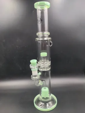 Pulsar Dual Chamber Honeycomb Perc Water Pipe | 15.5 | 14mm