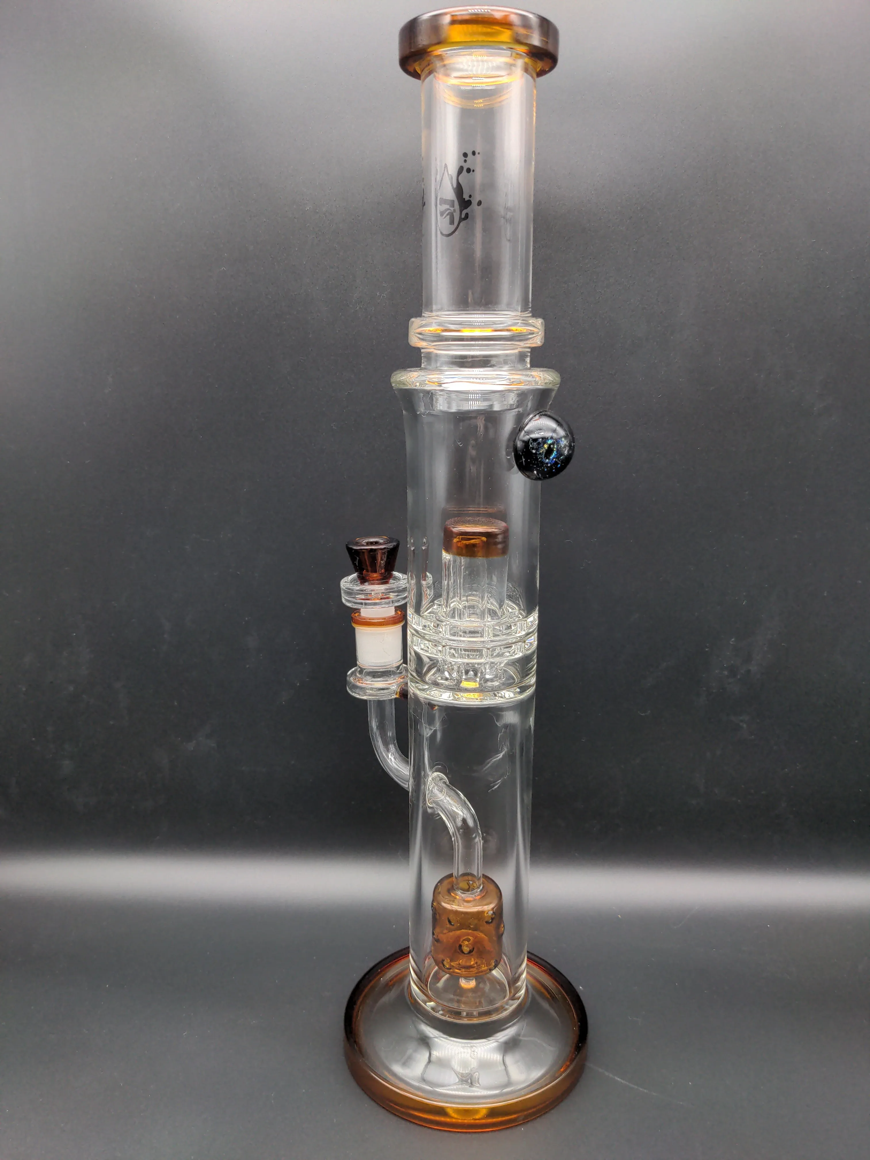 Pulsar Dual Chamber Honeycomb Perc Water Pipe | 15.5 | 14mm