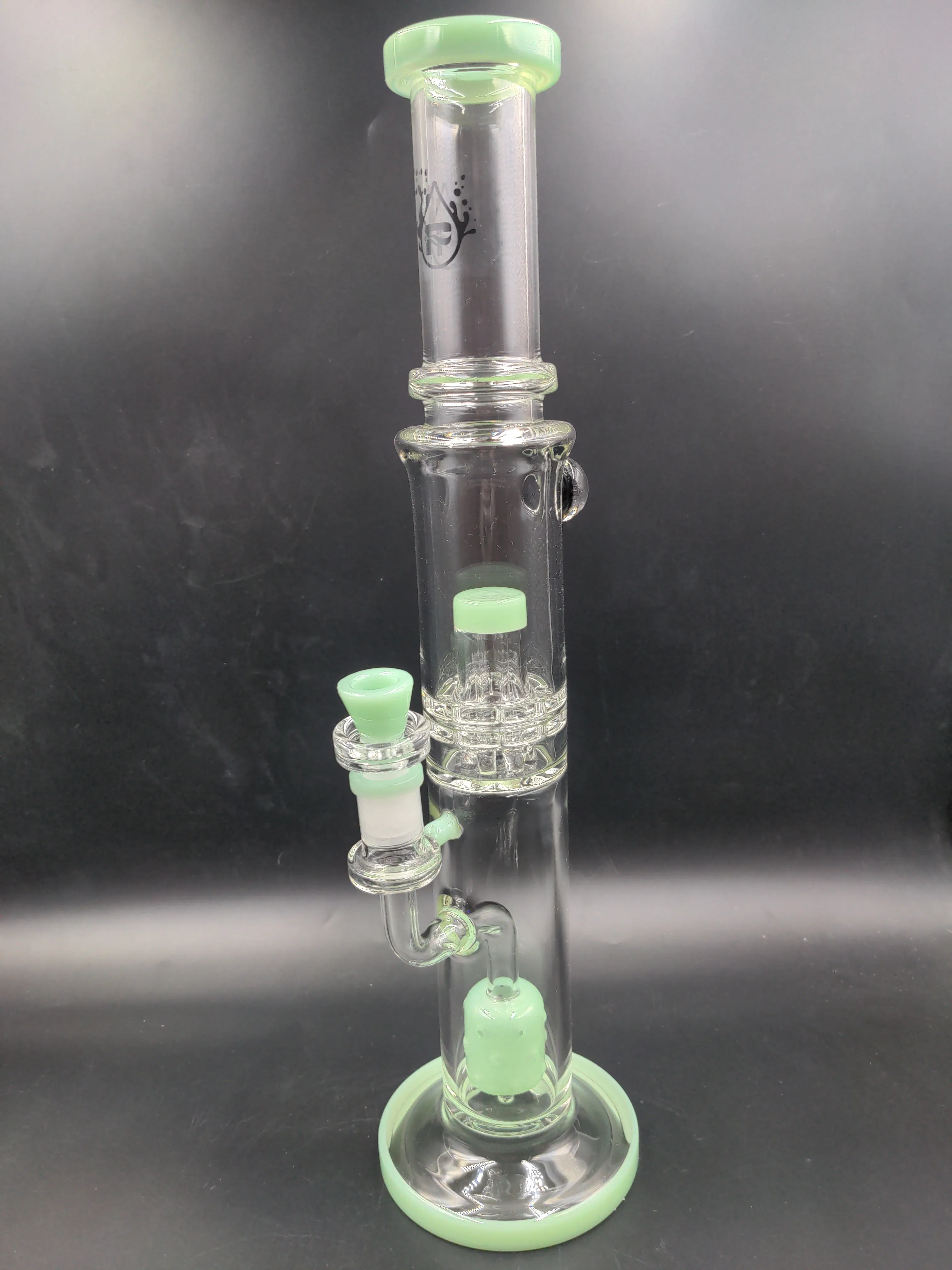 Pulsar Dual Chamber Honeycomb Perc Water Pipe | 15.5 | 14mm